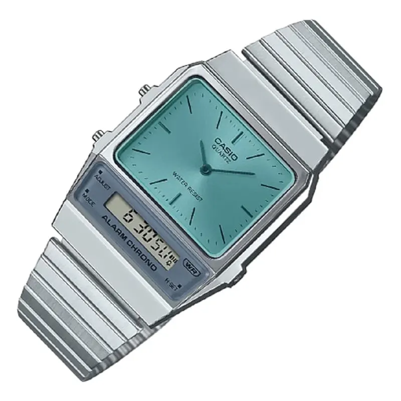 Casio Vintage Digital-Analogue Dual-time Watch | AQ-800EC-2A